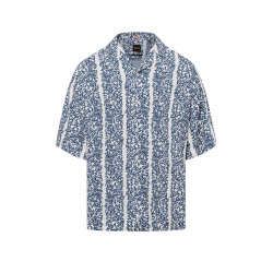 Сорочка повсякденна з коротким рукавом Relaxed Fit: вільний крій для максимального комфорту.