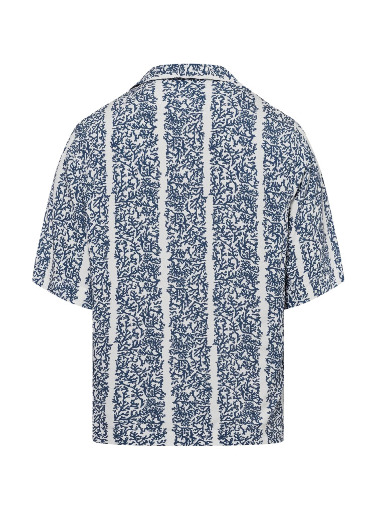 Сорочка повседневная с коротким рукавом Relaxed fit для мужчин (479581), цвет Белый - №4