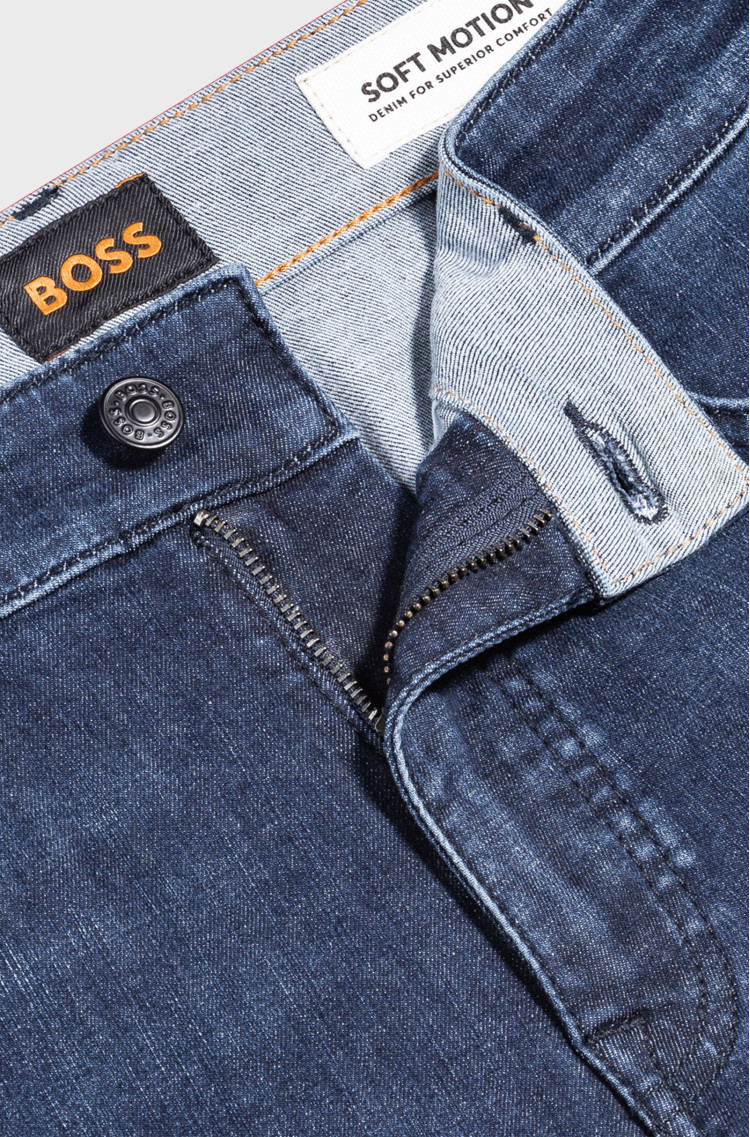 Шорти джинсові Slim fit для чоловіків (479585), колір Синій - №6