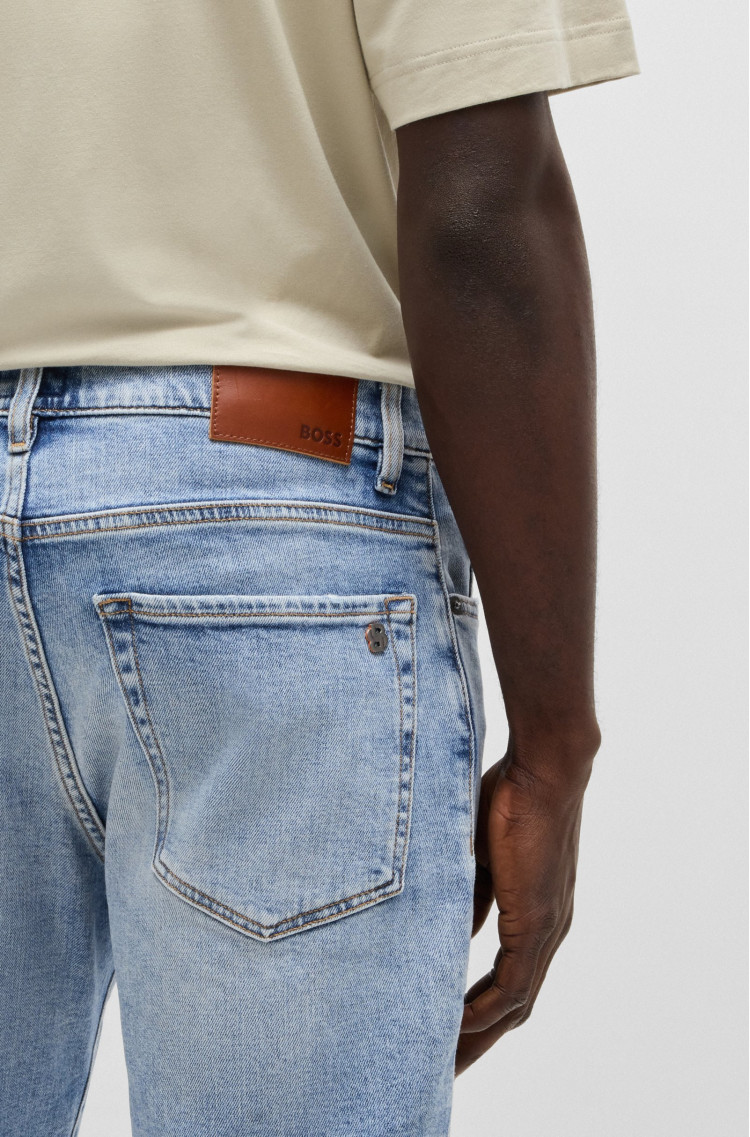 Шорты джинсовые Regular Fit — фото 5