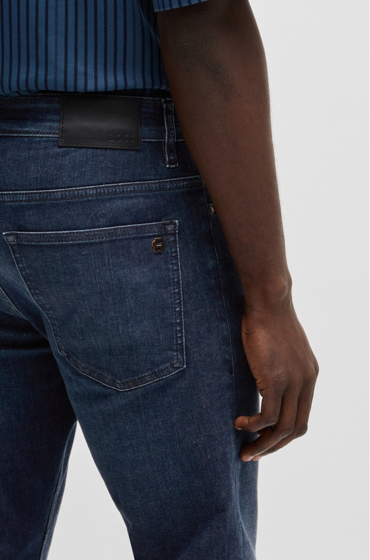 Джинси Slim Slim Fit Середня для чоловіків (479587), колір Синій - №5