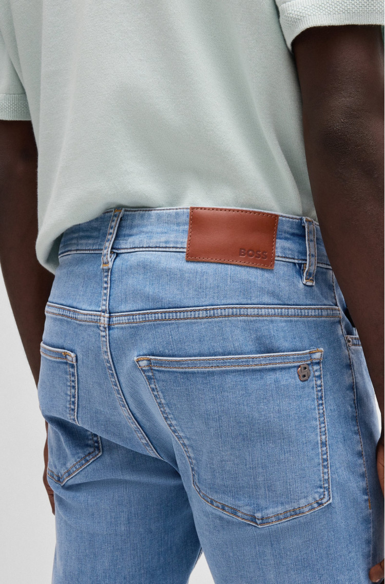 Джинси Slim Slim fit Низька для чоловіків (479588), колір Синій - №5
