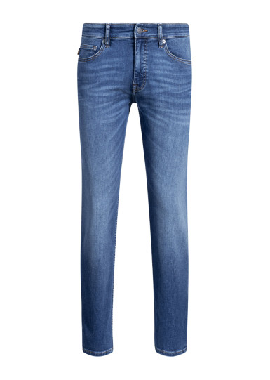 Джинсы Slim Slim Fit: приталенный силуэт, но не слишком узкий. Низкая