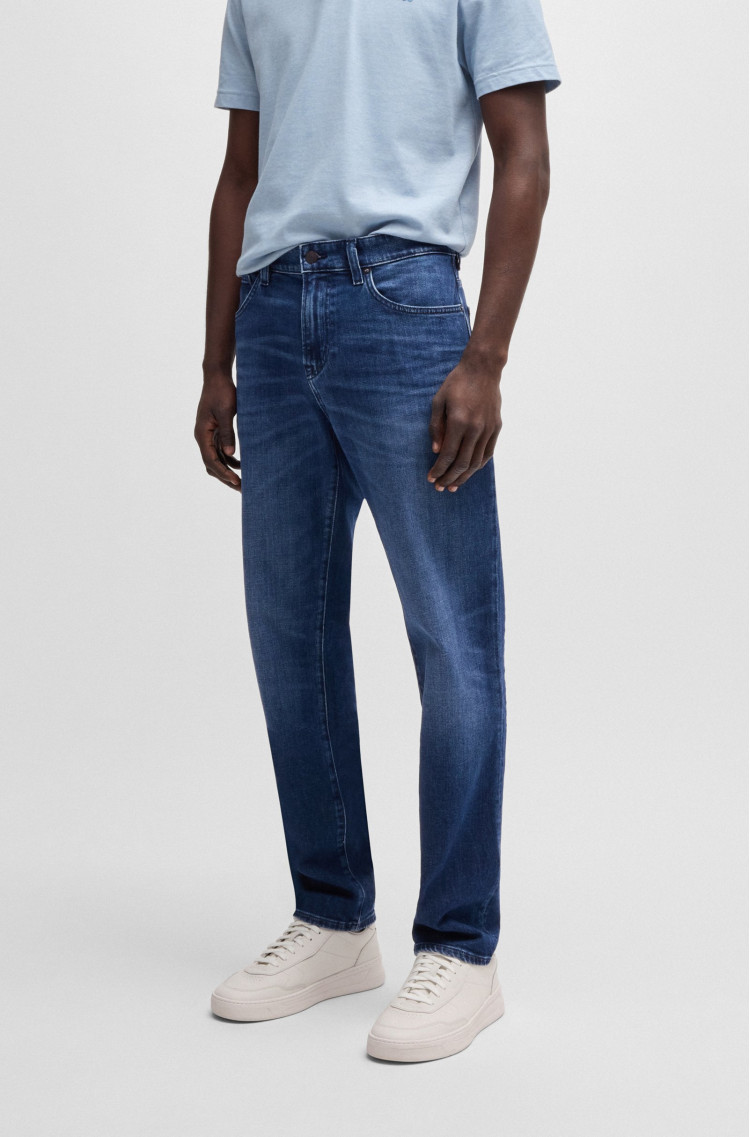 Джинсы Regular Regular Fit Средняя для мужчин (479590), цвет Синий - №2