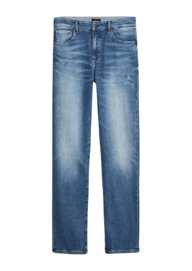 Джинсы Regular Regular Fit: классический крой, средняя свобода движений. Средняя