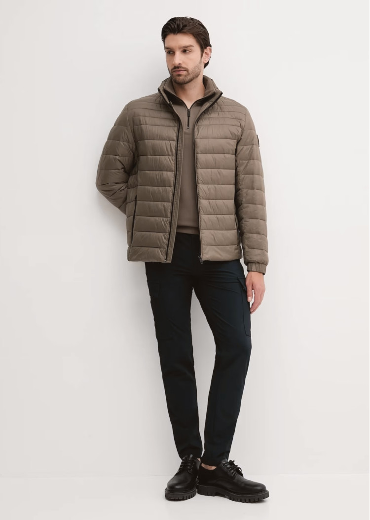 Куртка Slim Fit для чоловіків (479595), колір Бежевий - №2