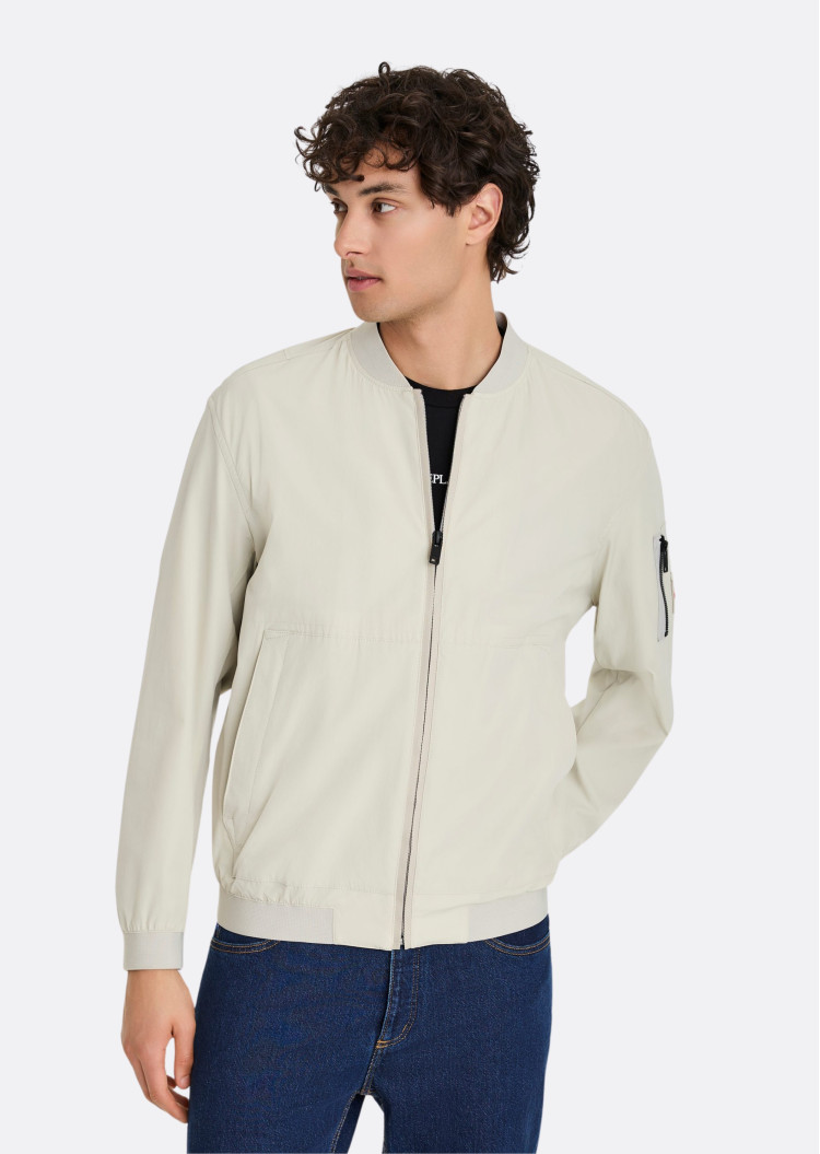 Вітровка Regular fit для чоловіків (479597), колір Бежевий - №2