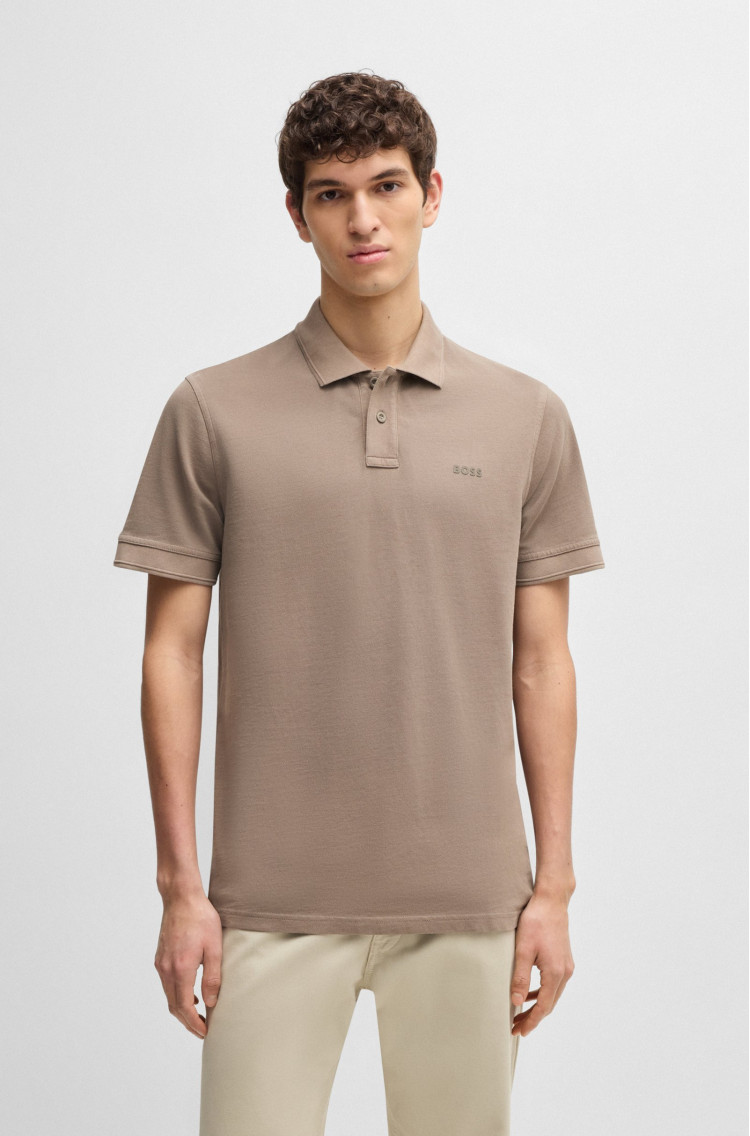 Поло Regular fit для чоловіків (479603), колір Бежевий - №2