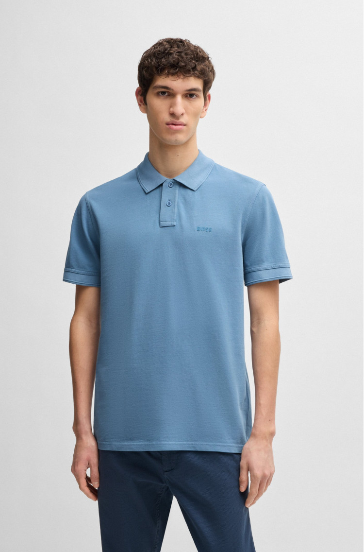 Поло Regular fit для чоловіків (479604), колір Синій - №2