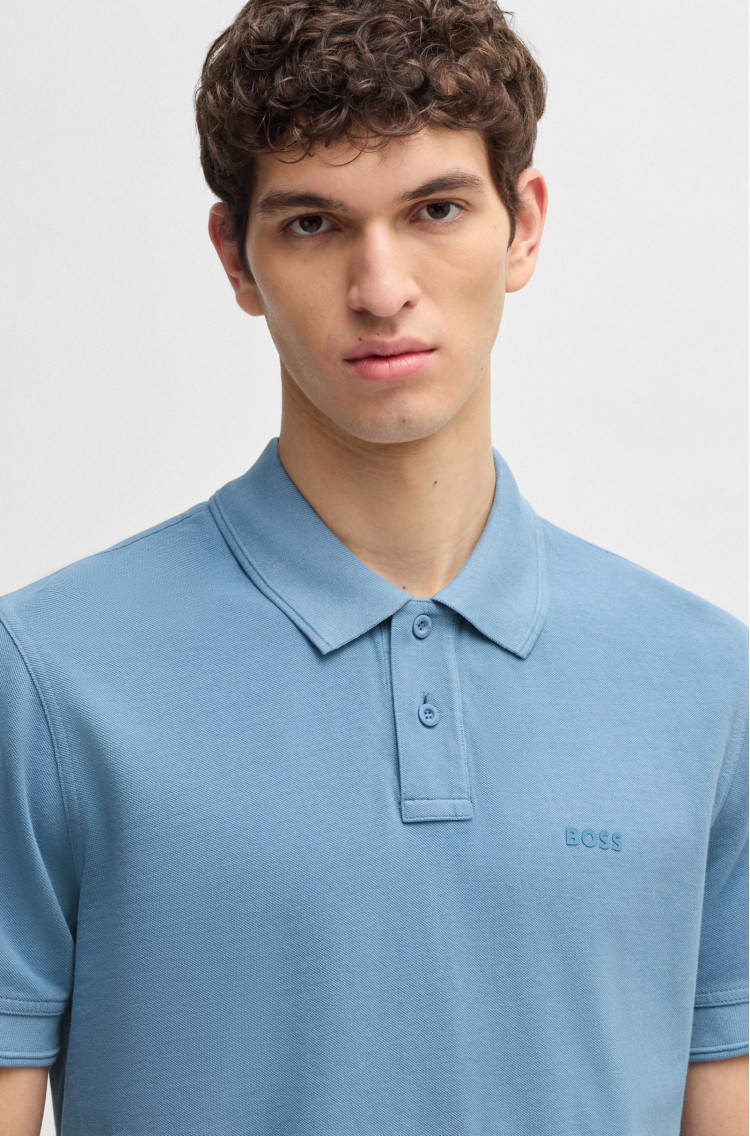 Поло Regular fit для чоловіків (479604), колір Синій - №5
