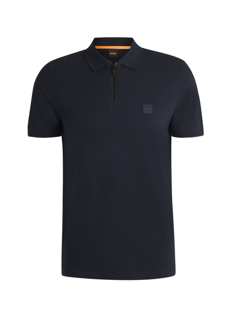 Поло Slim fit для чоловіків (479607), колір Синій - №1