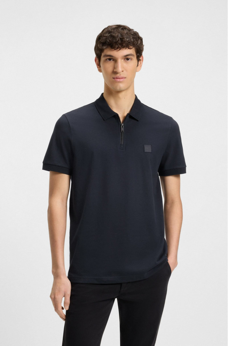Поло Slim fit для чоловіків (479607), колір Синій - №2