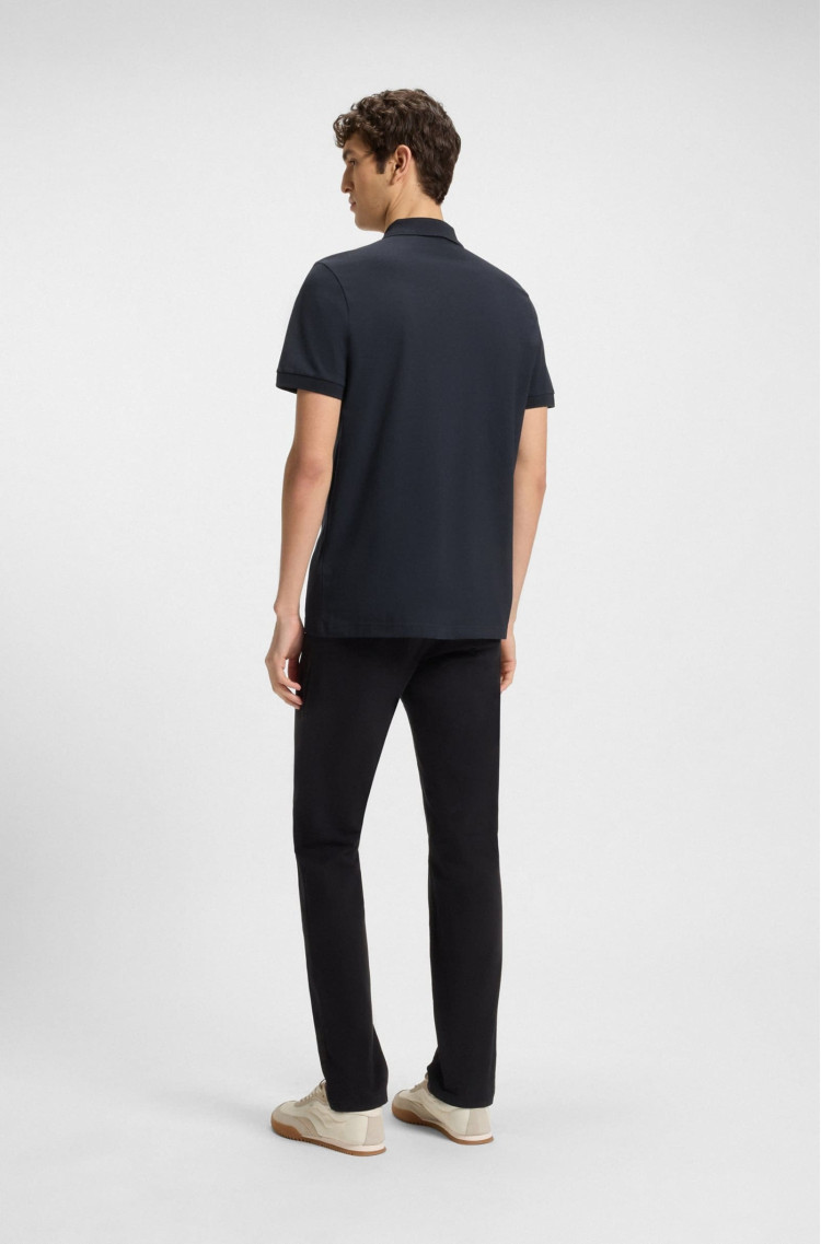 Поло Slim fit для чоловіків (479607), колір Синій - №4