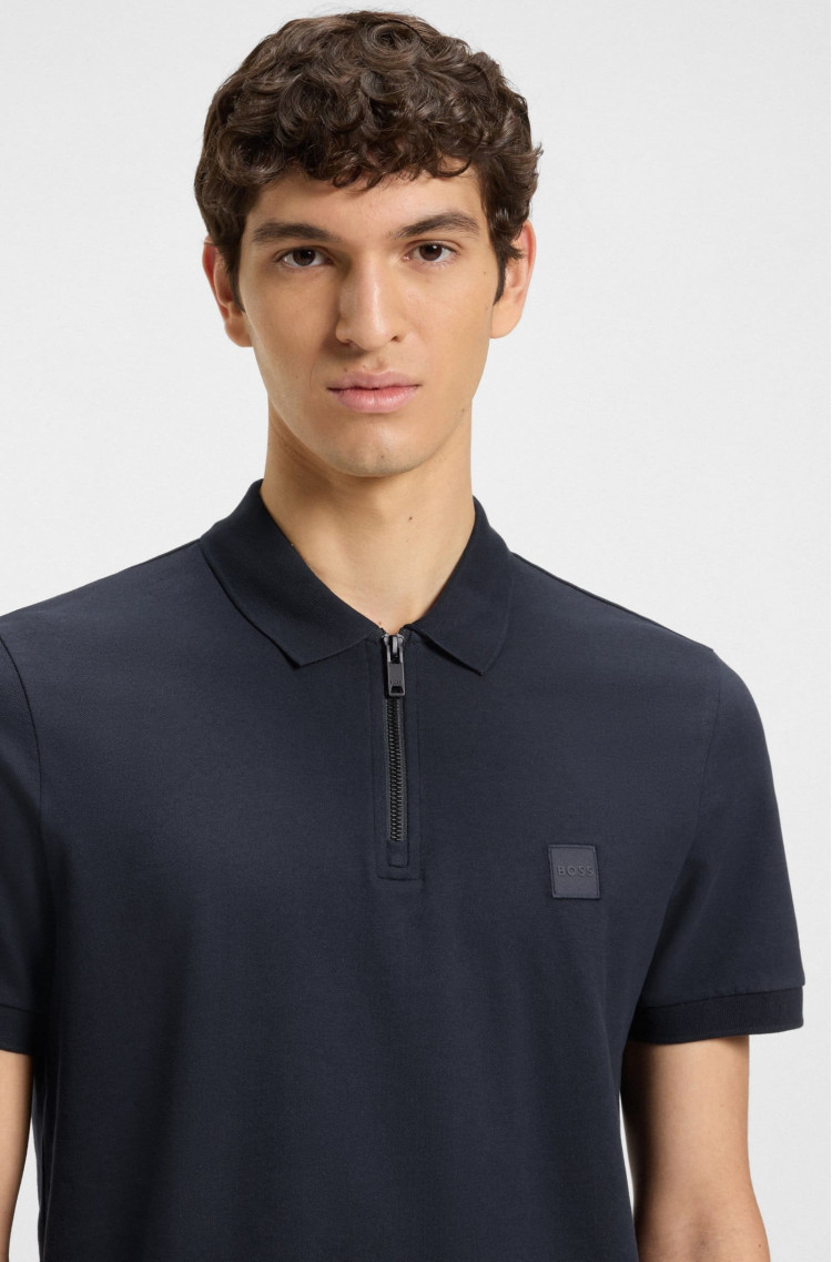 Поло Slim fit для чоловіків (479607), колір Синій - №5