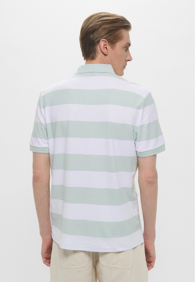 Поло Relaxed Fit для мужчин (479609), цвет Белый - №4