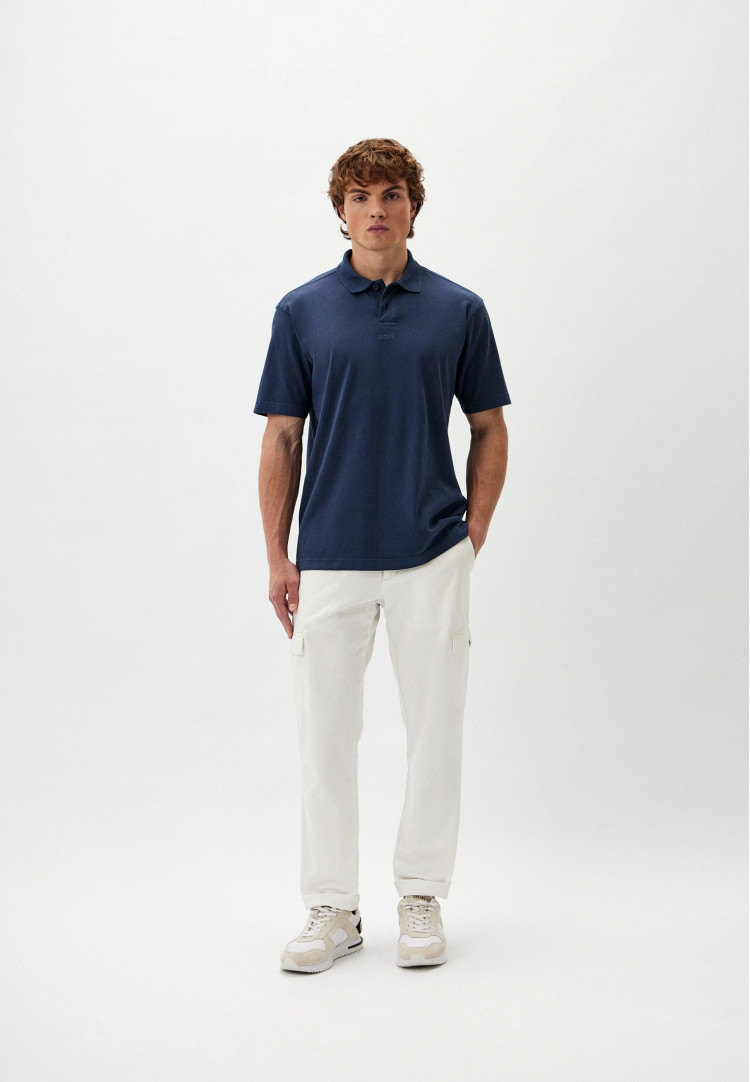 Поло Relaxed fit для мужчин (479610), цвет Синий - №3
