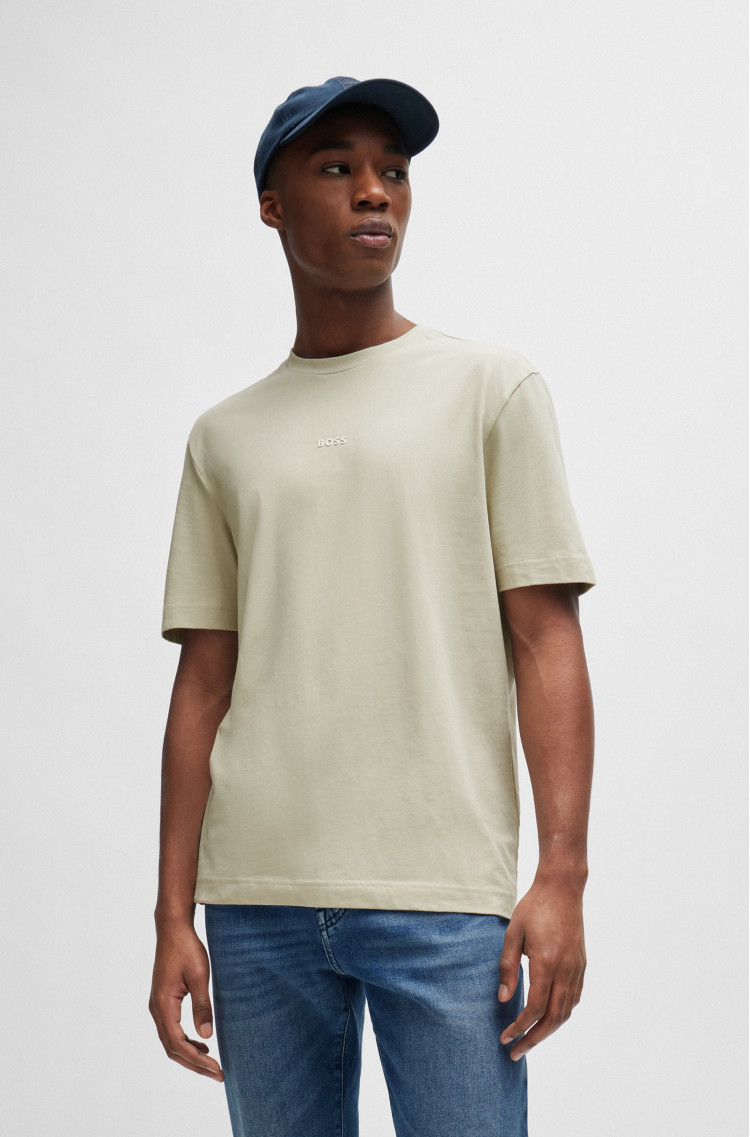 Футболка Relaxed fit для чоловіків (479613), колір Бежевий - №2