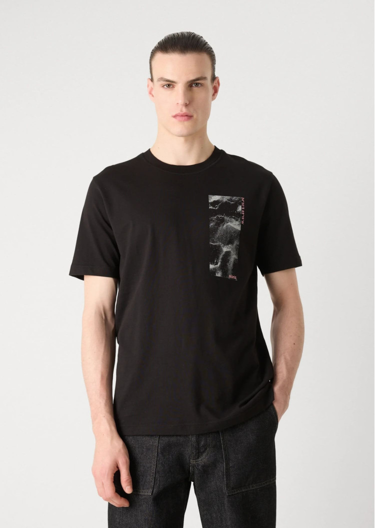 Футболка Regular fit для чоловіків (479620), колір Чорний - №2
