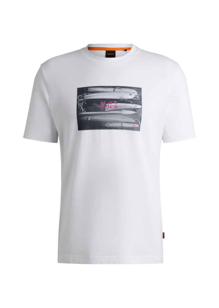 Футболка Regular fit для чоловіків (479623), колір Білий - №1
