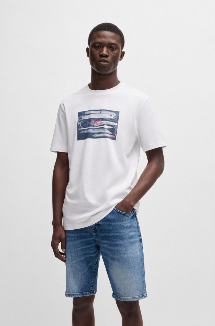 Футболка Regular fit для чоловіків (479623), колір Білий - №2