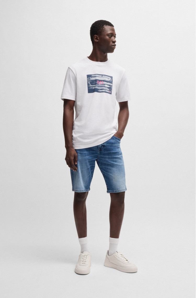 Футболка Regular fit для чоловіків (479623), колір Білий - №3