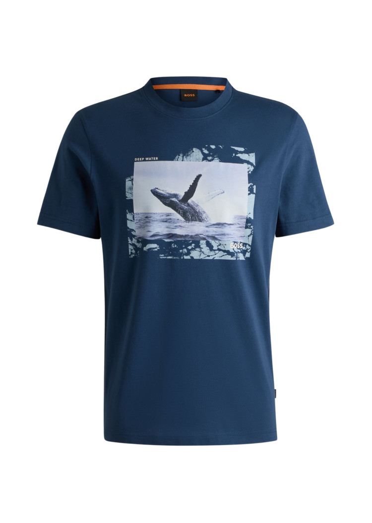 Футболка Regular fit для чоловіків (479632), колір Синій - №1