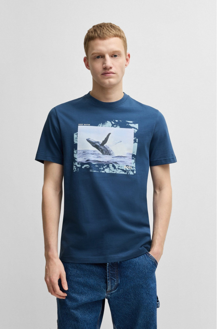 Футболка Regular Fit для чоловіків (479632), колір Синій - №2