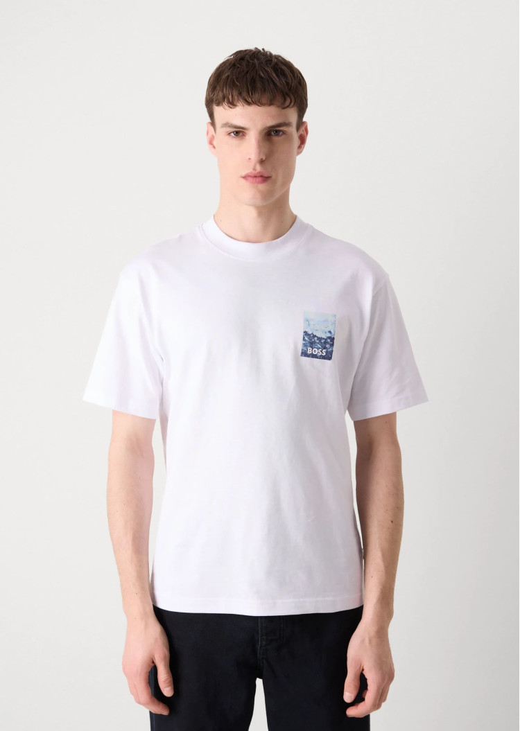 Футболка Relaxed fit для мужчин (479635), цвет Белый - №2