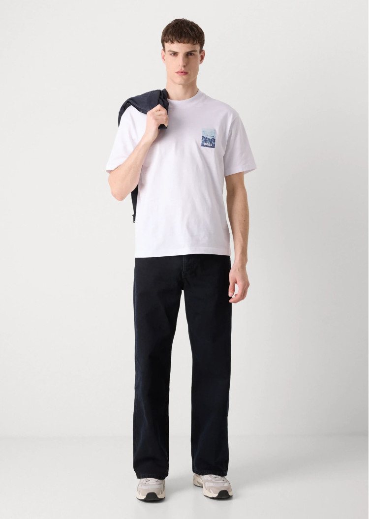 Футболка Relaxed fit для мужчин (479635), цвет Белый - №3