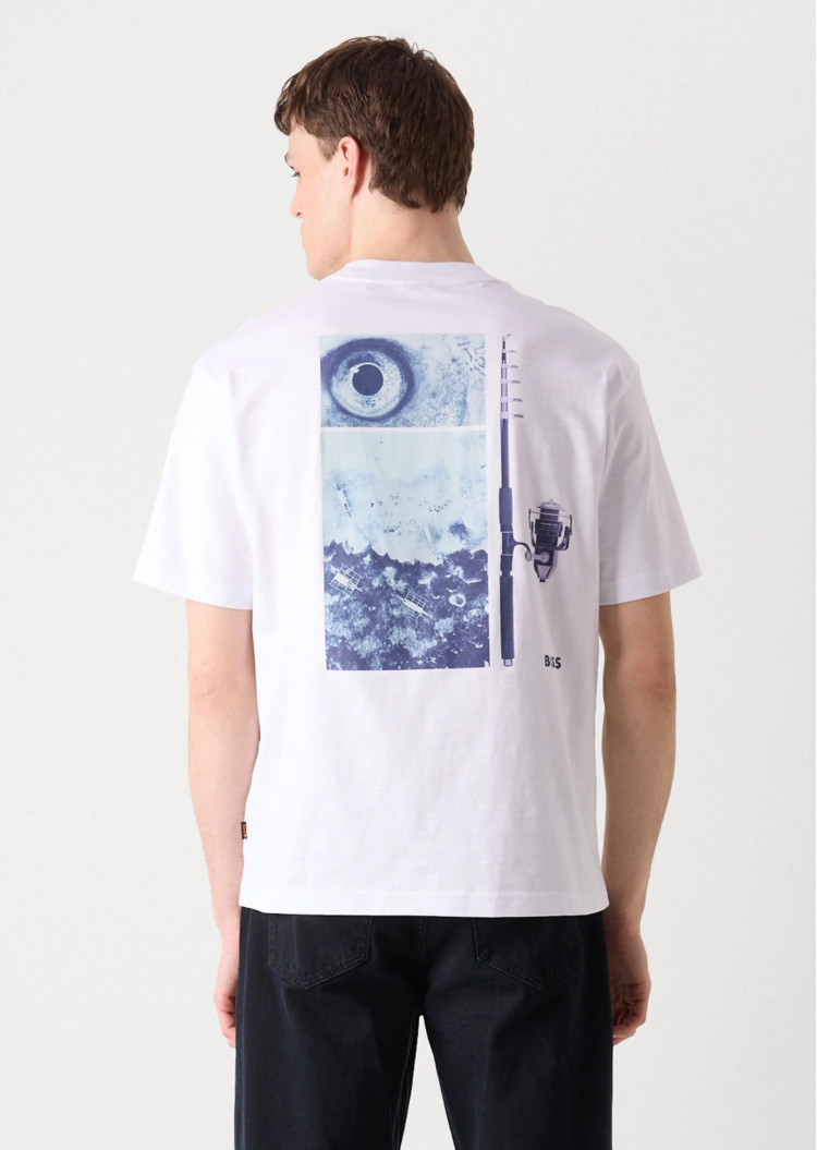 Футболка Relaxed fit для мужчин (479635), цвет Белый - №4