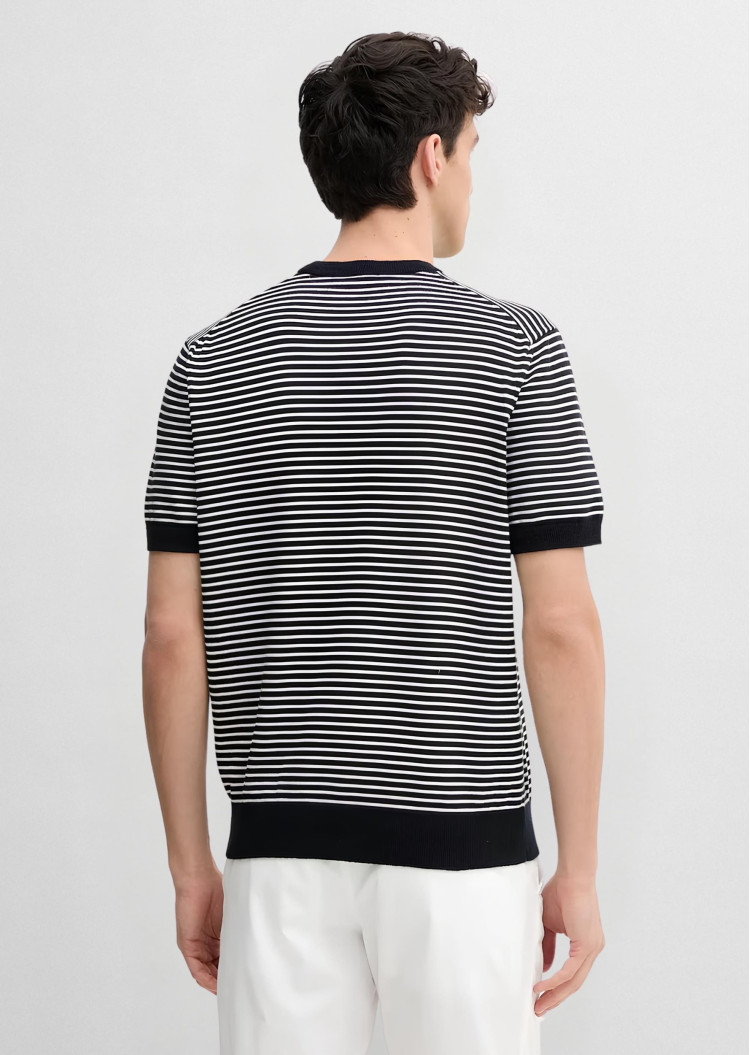 Футболка трикотажна Relaxed Fit для чоловіків (479640), колір Синій - №4