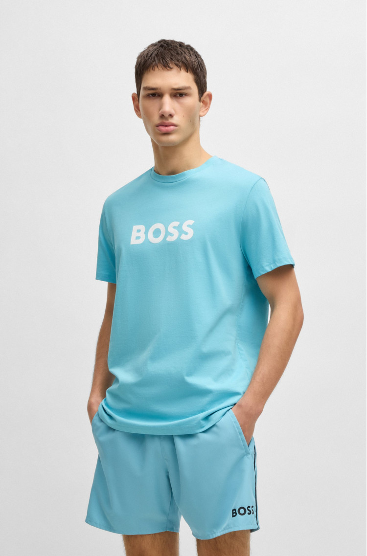 Футболка пляжна Regular fit для чоловіків (479645), колір Синій - №2