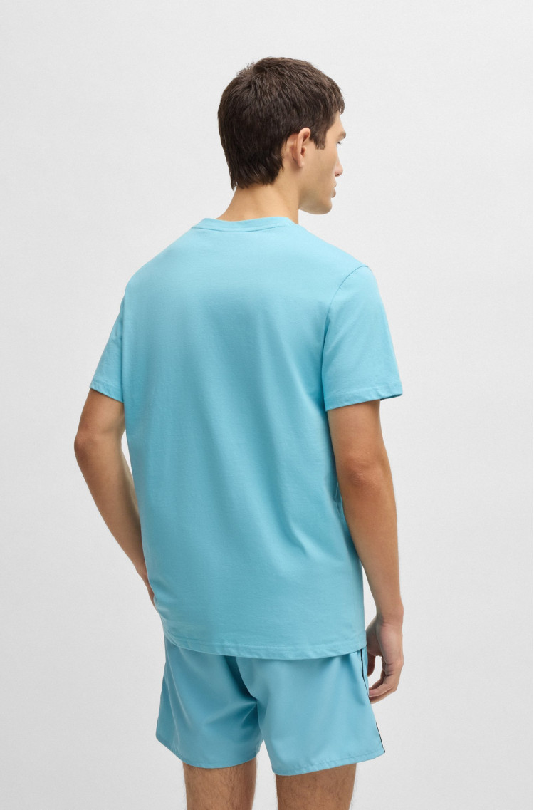 Футболка пляжна Regular Fit для чоловіків (479645), колір Синій - №3