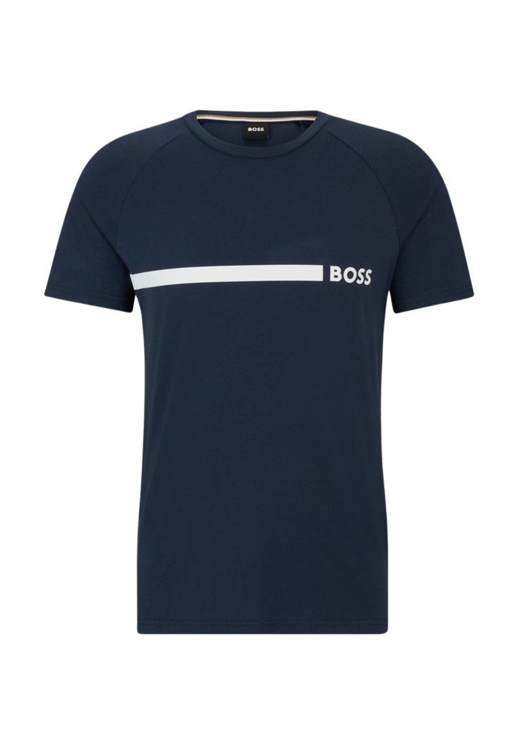 Футболка пляжная Slim fit для мужчин (479647), цвет Синий - №1