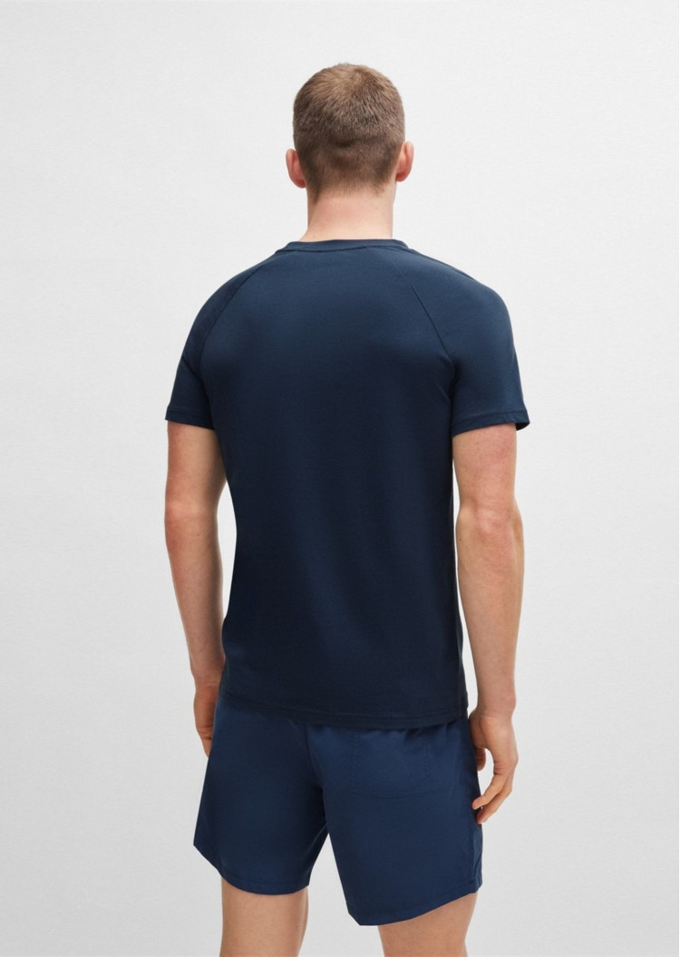 Футболка пляжная Slim fit для мужчин (479647), цвет Синий - №3