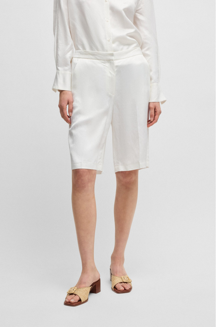 Шорти Relaxed Fit для жінок (479653), колір Білий - №2
