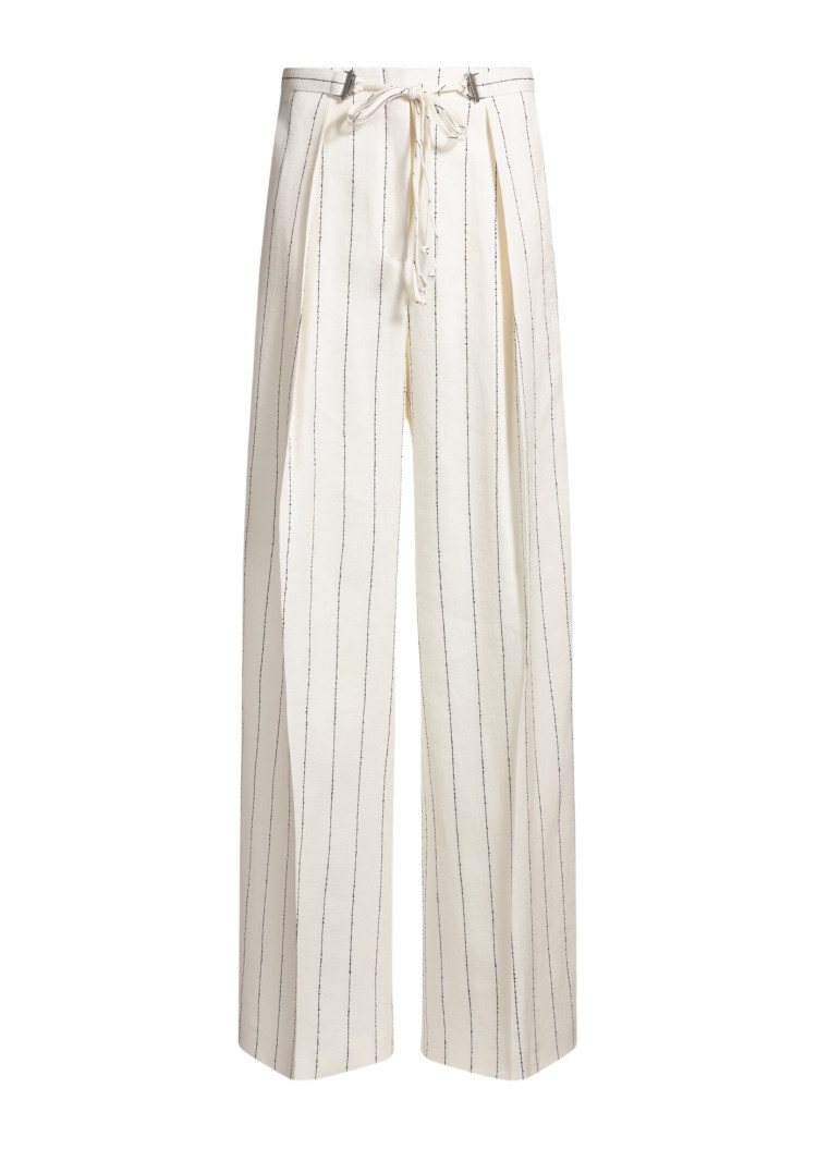 Брюки fashion Relaxed fit для женщин (479659), цвет Белый - №1