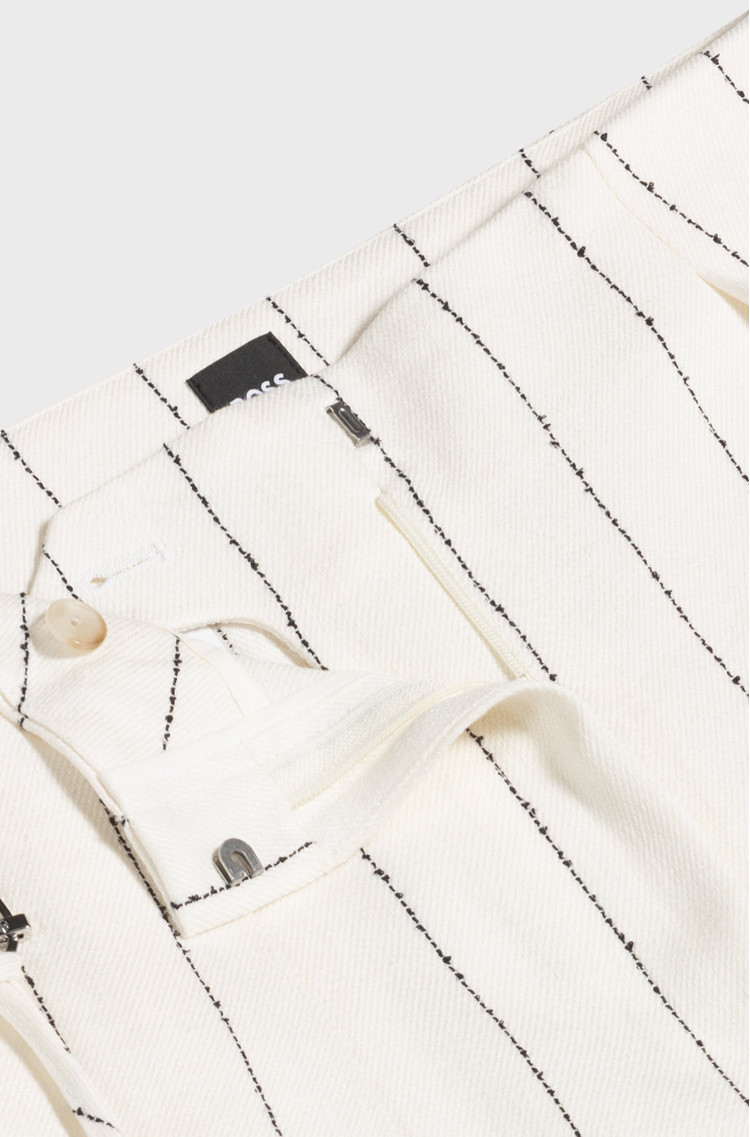 Брюки fashion Relaxed fit для женщин (479659), цвет Белый - №2