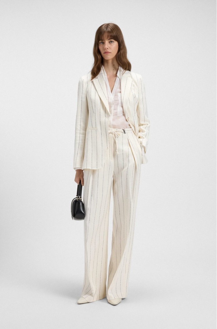 Брюки fashion Relaxed Fit для женщин (479659), цвет Белый - №3