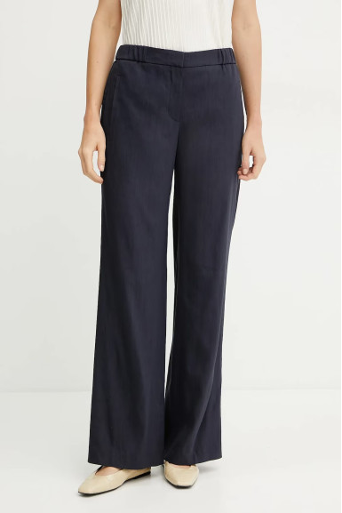 Брюки повседневные Relaxed Fit: свободный крой для максимального комфорта. Высокая