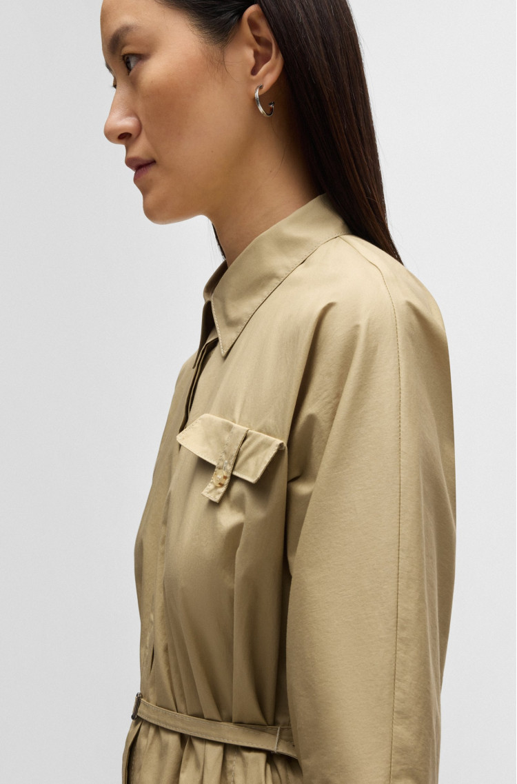 Платья миди Relaxed fit для женщин (479670), цвет Бежевый - №5