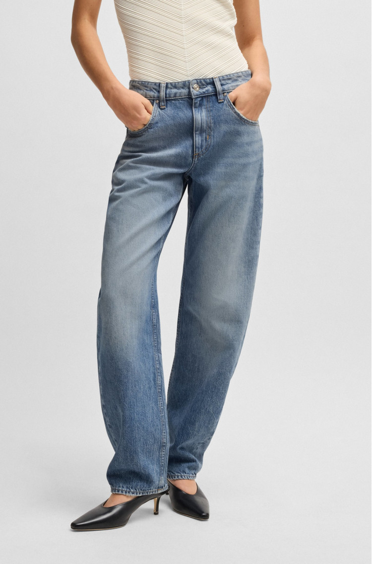 Джинсы Regular Regular Fit Средняя — фото 3