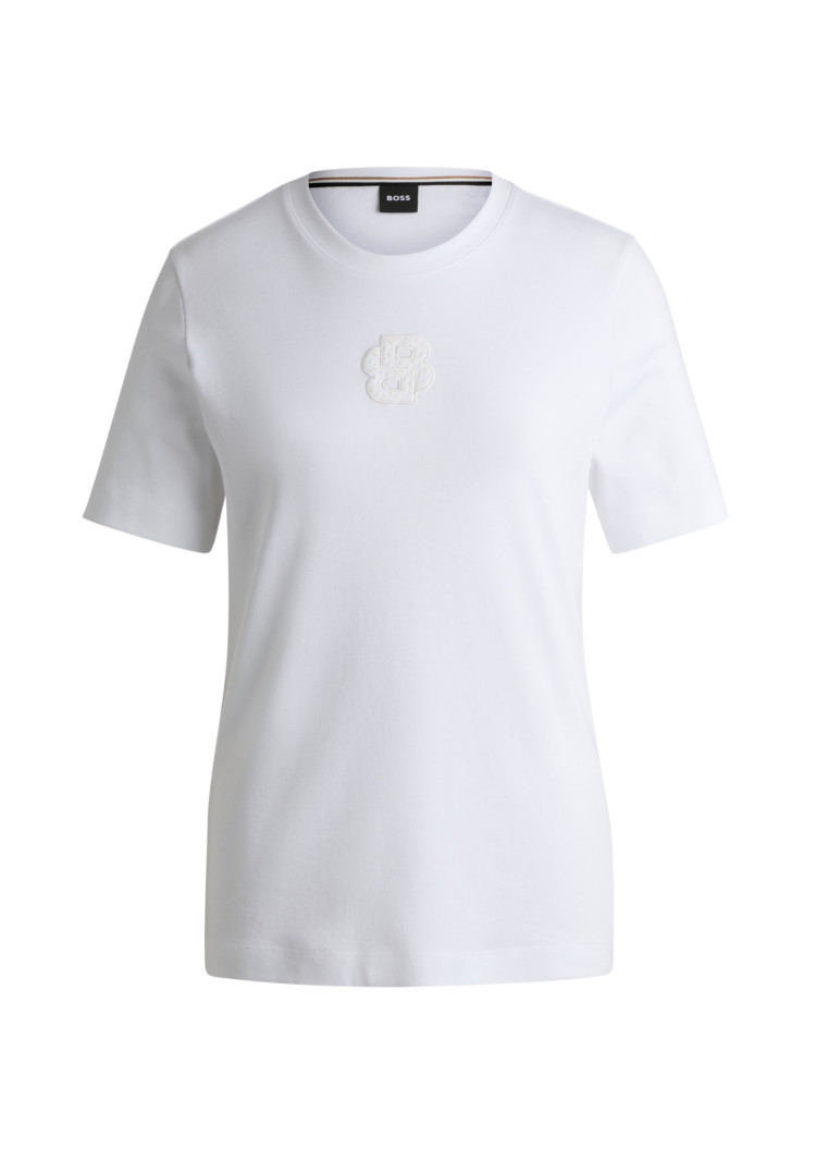 Футболка Regular fit для жінок (479677), колір Білий - №1