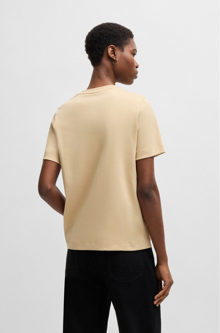Футболка Regular Fit для жінок (479678), колір Бежевий - №4