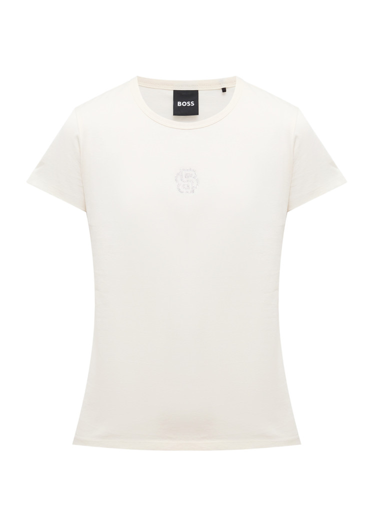 Футболка Regular fit для жінок (479680), колір Молочний - №1