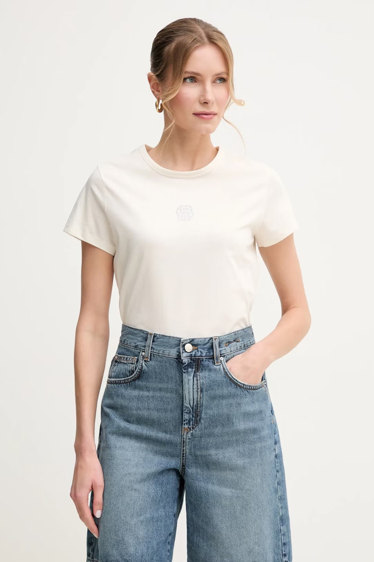 Футболка Regular fit для жінок (479680), колір Молочний - №2
