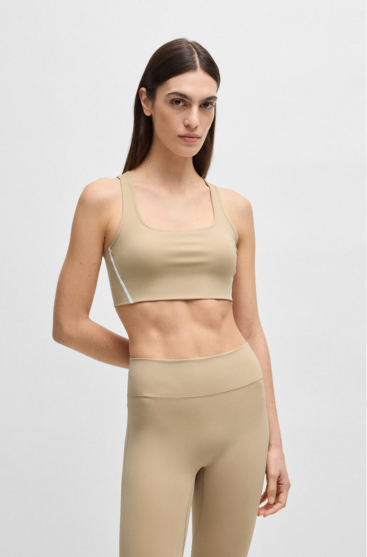 Топ Slim fit для женщин (479682), цвет Бежевый - №2