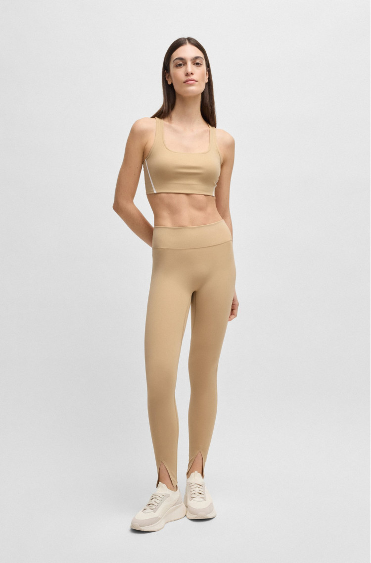 Легінси Slim fit для жінок (479683), колір Бежевий - №2