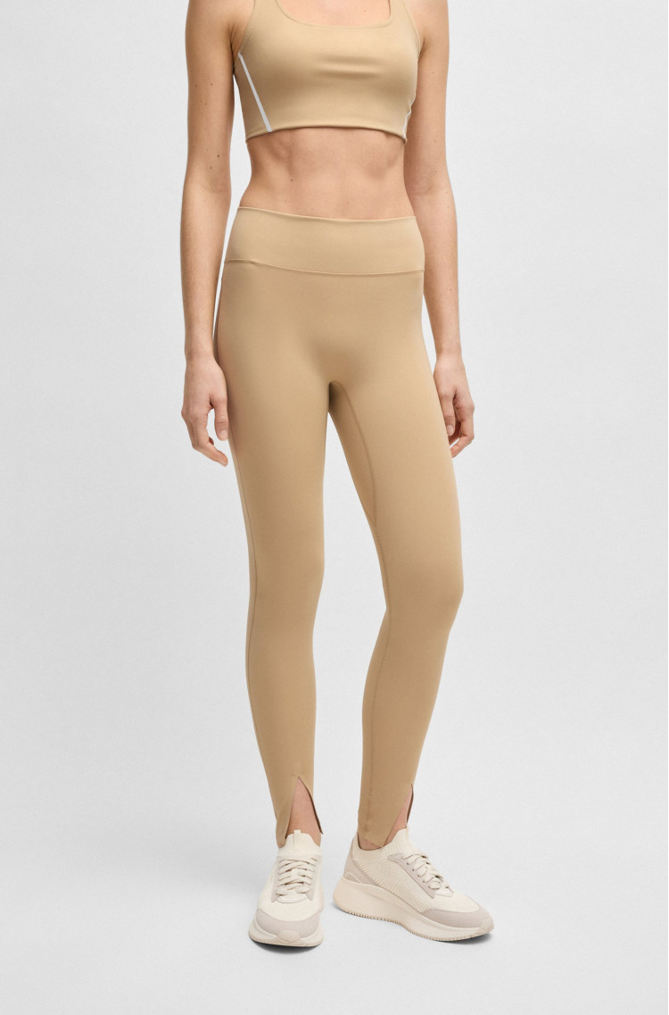 Легінси Slim fit для жінок (479683), колір Бежевий - №3