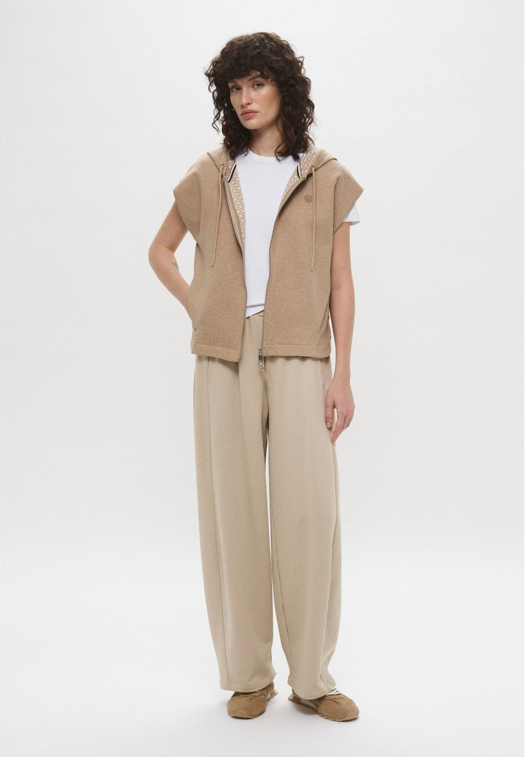 Спортивна кофта Regular Fit для жінок (479685), колір Бежевий - №3